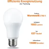 Amazon Basics LED-Leuchtmittel E27 10 Watt | Effiziente Energienutzung