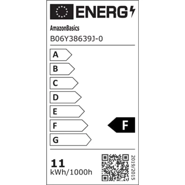 Amazon Basic LED-Leuchtmittel E27 10 Watt | Energieeffizienzklasse