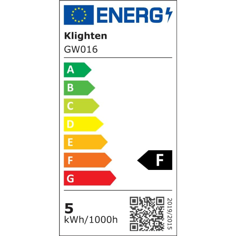 Klighten Wandleuchte im 2er-Set in Antharzit, Energieklasse